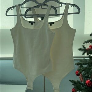 Shinestar White Bodysuit